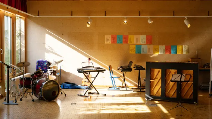 Musikraum der Schule